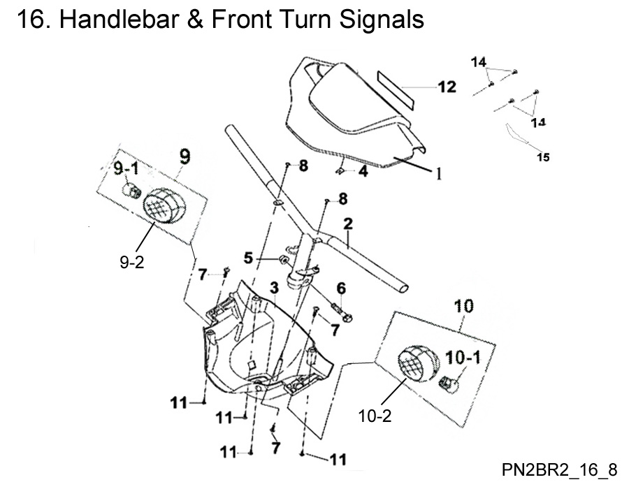  Handlebar and Front Turn Signals