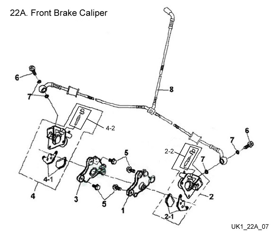  Front Brake Caliper