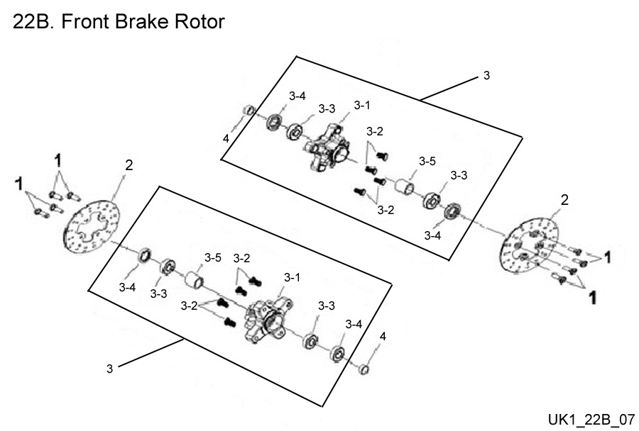  Front Brake Rotor