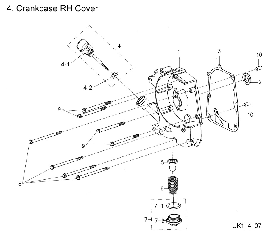  Crankcase RH Cover