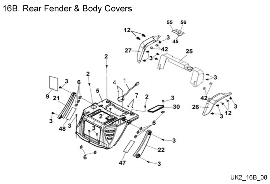  Rear Fender & Body Covers