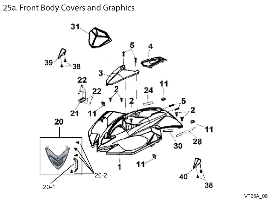 These Eton Vector 250 ATV Body Fenders Graphics and Parts as well as many other ATV Parts are available through Get 2itParts.com