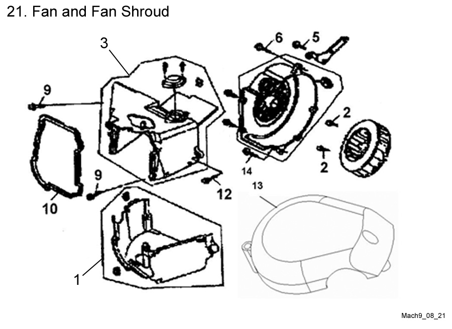  Fan and Fan Shroud